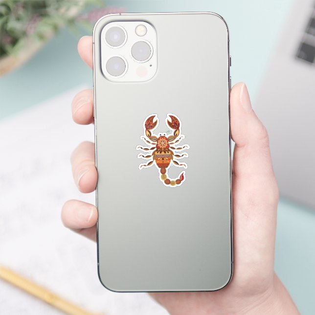 Adesivo Ethnic Floral Scorpion (Telefone)