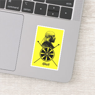 Adesivo Etiópia Adwa Menelik Sticker