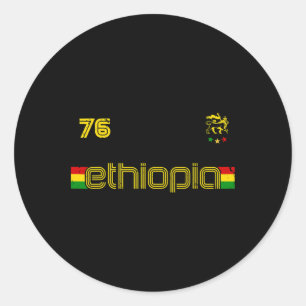 Adesivo Etiópia -reggae Rastafari Jamaica Futebol Estilo