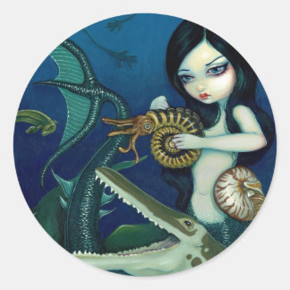 Adesivo "Etiqueta da sereia cretácea"