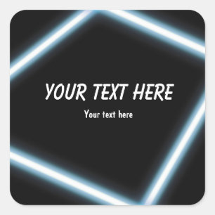 Adesivo etiqueta de festa de aniversário com bastã