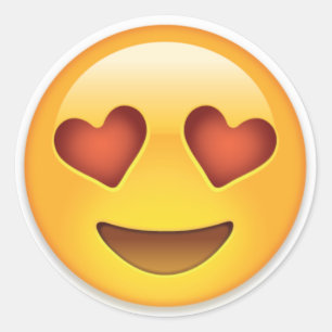 Adesivo Etiqueta, Stickers, Emoji love