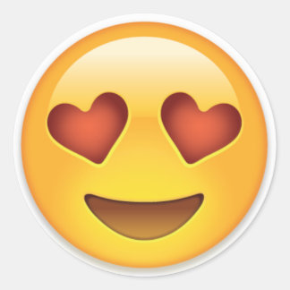 Adesivo Etiqueta, Stickers, Emoji love