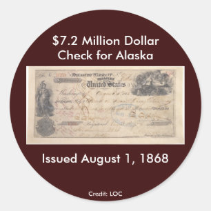 Adesivo Etiqueta/verificação para Alaska