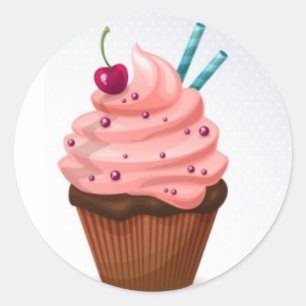 Adesivo Etiquetas/cupcake