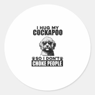 Adesivo Eu Abraço Minha Cockapoo Então Eu Não Engole Pesso