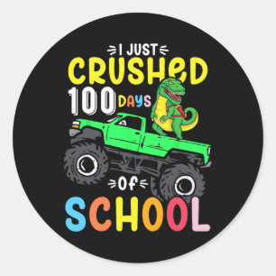Adesivo Eu Acabei De Esmagar 100 Dias De Meninos Escolares