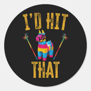 Adesivo Eu Acertava Que Pinata Camisa Cinco De Mayo Engraç