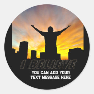 Adesivo Eu acredito no nº 2_