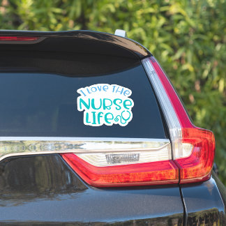 Adesivo Eu Adoro A Enfermeira Decal Sticker
