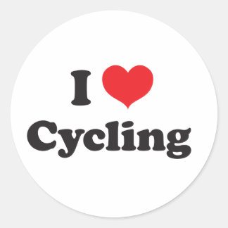 Adesivo Eu adoro andar de bicicleta