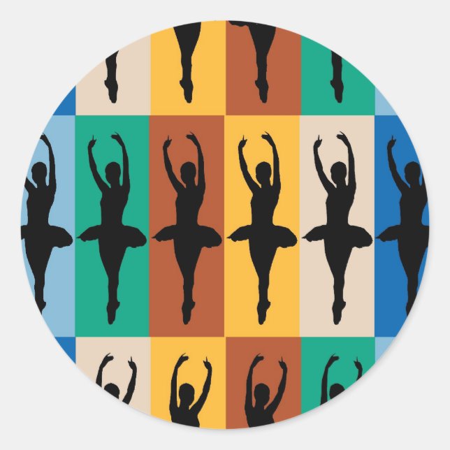 Adesivo Eu adoro Balé (Frente)