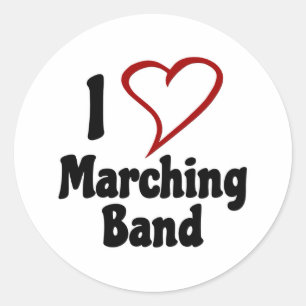 Adesivo Eu Adoro Banda Marching
