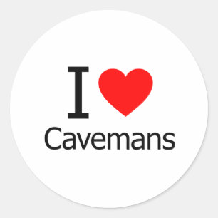 Adesivo Eu Adoro Cavemans