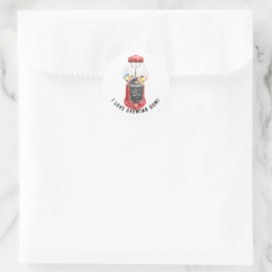 Adesivo Eu Adoro Chiclete