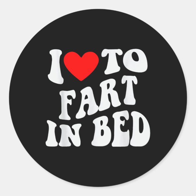 Adesivo Eu Adoro Começar Na Cama (Frente)