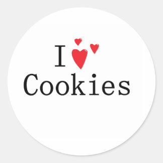 Adesivo Eu adoro Cookies