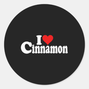 Adesivo Eu Adoro Coração Cinnamon Spice