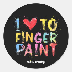 Adesivo Eu Adoro Descartar Pintura Bonita E Dia de os namo