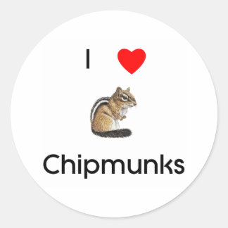 Adesivo Eu adoro esquilos Sticker