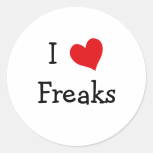 Adesivo Eu Adoro Freaks