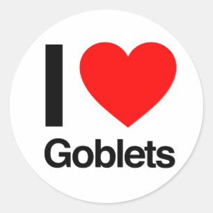 Adesivo eu adoro goblets