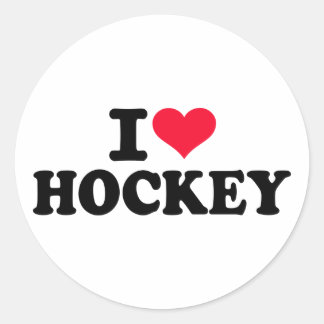 Adesivo Eu adoro Hockey