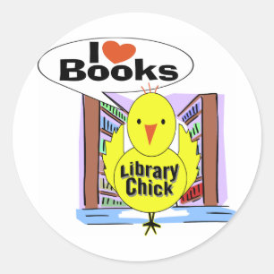 Adesivo Eu Adoro Livros