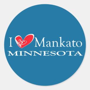Adesivo Eu Adoro Mankato Minnesota
