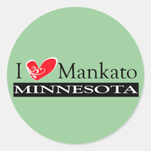 Adesivo Eu Adoro Mankato Minnesota