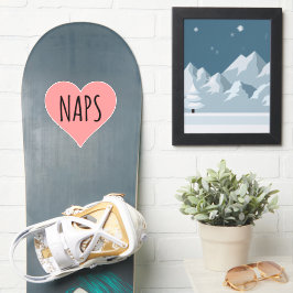 Adesivo Eu Adoro Naps - Naps Heart