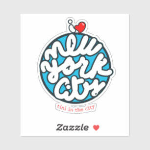 Adesivo eu adoro Nova Iorque