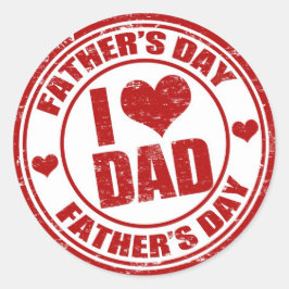 Adesivo Eu adoro pai