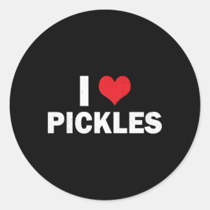 Adesivo Eu Adoro picles, Se Ele Puxar
