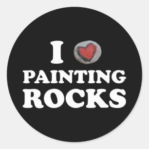 Adesivo Eu Adoro Pintar Pedra Pintada