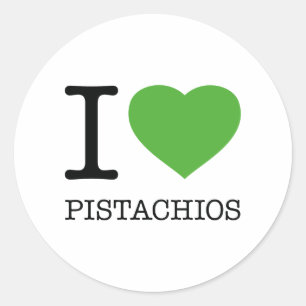 ADESIVO EU ADORO PISTACHIOS