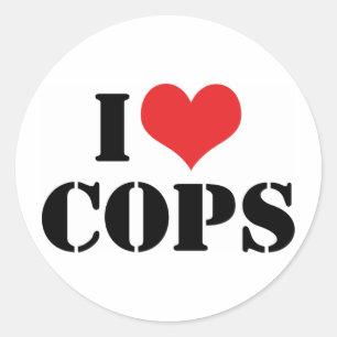 Adesivo Eu Adoro Polícia
