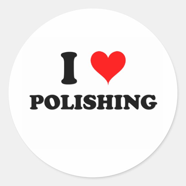 Adesivo Eu Adoro Polling (Frente)