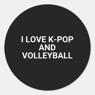 Adesivo Eu Adoro Pop E Voleibol