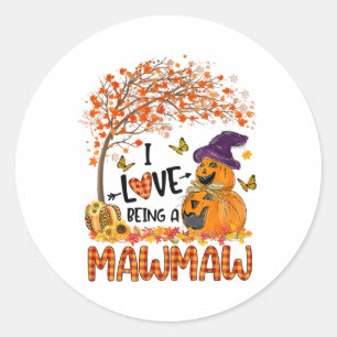 Adesivo Eu Adoro Ser Um Mawmaw Queda Pumpkin Halloween Cos
