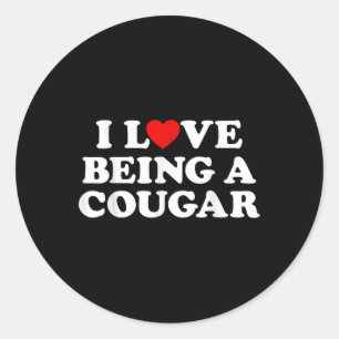Adesivo Eu Adoro Ser Uma Cabeça De Cougar...