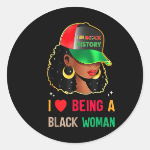 Adesivo Eu Adoro Ser Uma Mulher Negra História Negra Mês