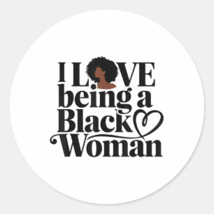 Adesivo Eu Adoro Ser Uma Mulher Negra Mês De História Negr