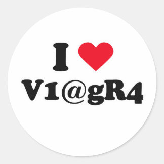 Adesivo Eu adoro viagra