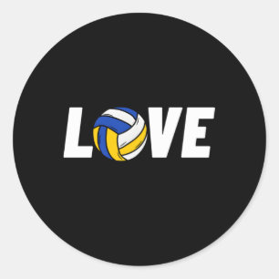 Adesivo Eu adoro voleibol de voleibol