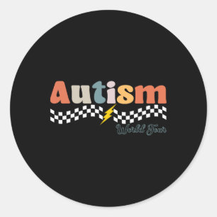 Adesivo Eu Agito O Espectro Autismo Mundo Turnê Autismo
