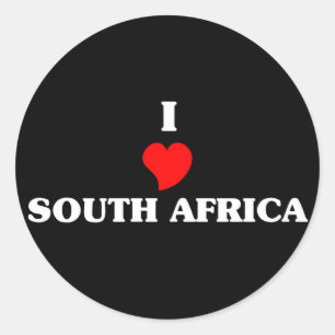 Adesivo Eu amo a África do Sul