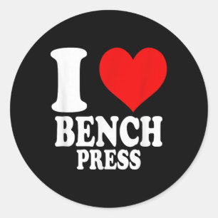 Adesivo Eu Amo A Bench Press