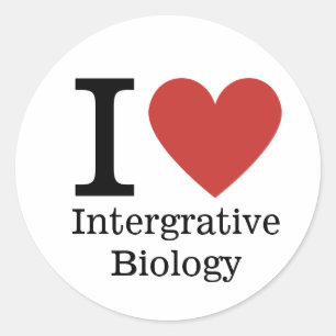 Adesivo Eu ❤️ Amo A Biologia Integrante