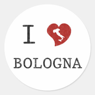 Adesivo Eu amo a Bolonha